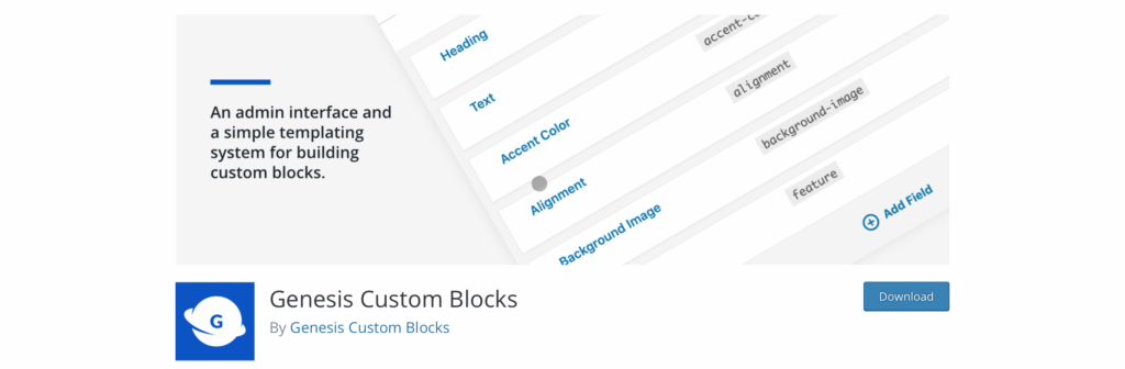 genesis custom blocks